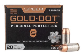 Speer Gold Dot .40 S&amp;W 165gr Hollow Point Ammo - Box of 20
